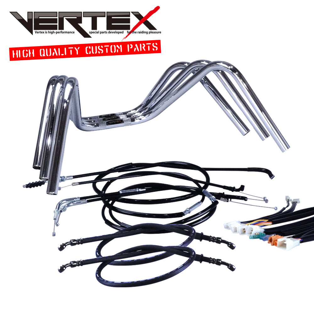 GS50 全年式 NA41A ミニしぼりアップハンドル セット ブラック ワイヤー