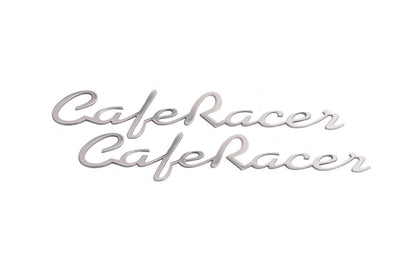 エンブレム カフェレーサー アルミ ポリッシュ 2個 汎用