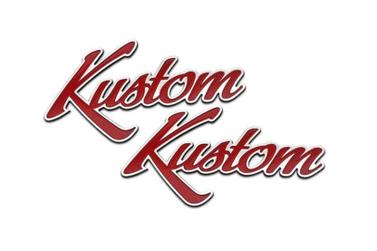 Emblem Custom Aluminum Red 2 pcs Universal