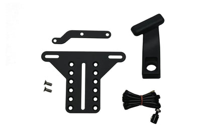 Side Number Plate Mount Side Kick Black 1 Set Bobber Scrambler 900 Speedmaster