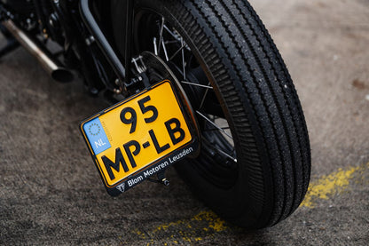 Side Number Plate Mount Side Kick Black 1 Set Bobber Scrambler 900 Speedmaster