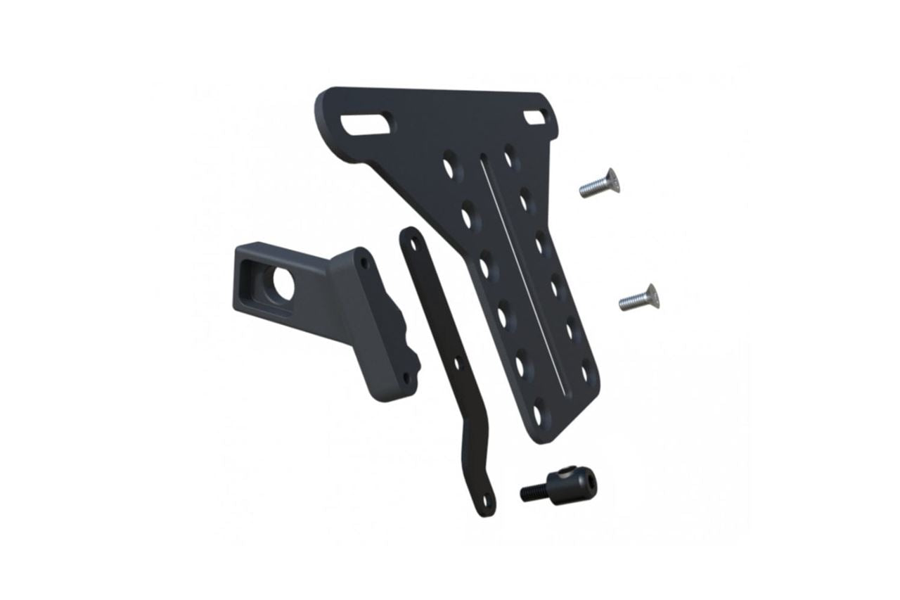 Side Number Plate Mount Side Kick Black 1 Set Bobber Scrambler 900 Speedmaster