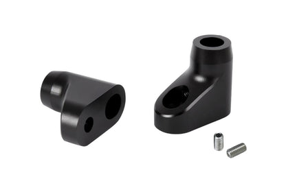 ウインカーステー 10mm穴 フロント/リア用 ブラック 横幅25mm 2個 T100/T120 スピードツイン900 スクランブラー900