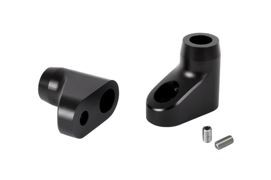 ウインカーステー 10mm穴 フロント/リア用 ブラック 横幅25mm 2個 T100/T120 スピードツイン900 スクランブラー900