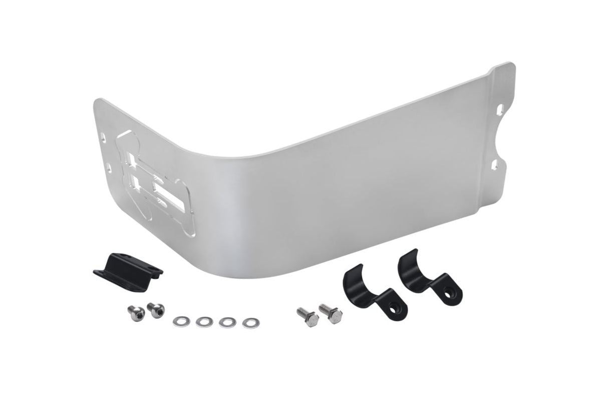 Underguard, silver, air-cooled, 1 piece, T100 Scrambler Thruxton