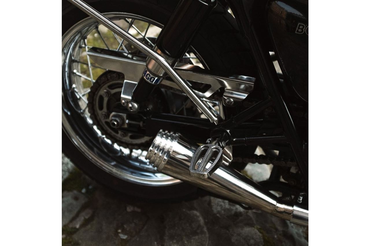 Chain Guard, Tanto, Polished, 1 pc, T100/T120 Speed Twin 900