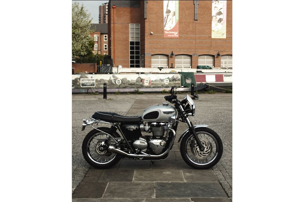 Chain Guard, Tanto, Polished, 1 pc, T100/T120 Speed Twin 900