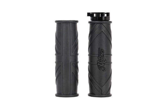 グリップ パトリオット ユニオンジャック ブラック 22.2mm 左右セット スピードツイン900 スクランブラー900