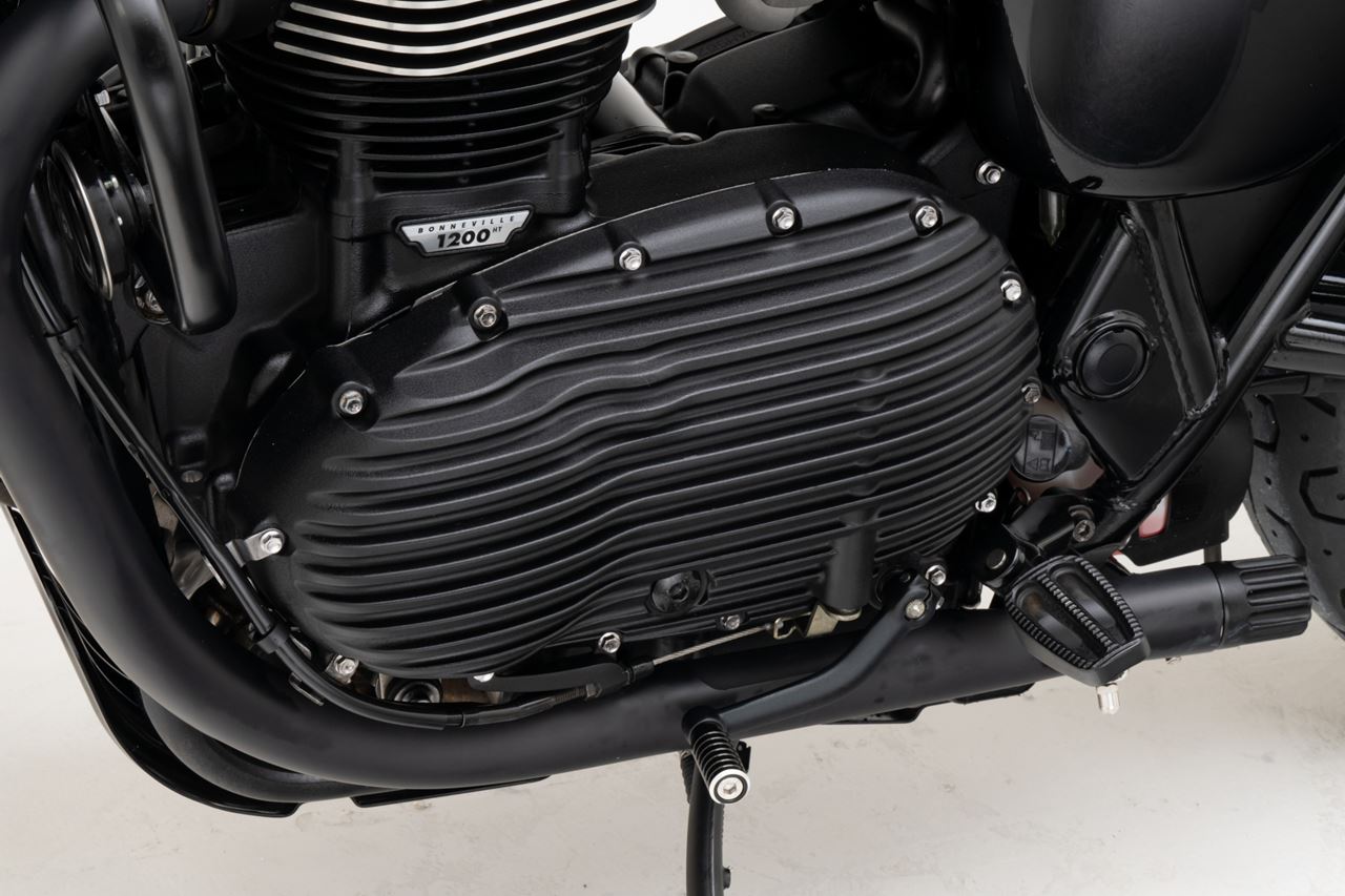 シフトペダルペグ リブ ブラック 長さ44mm 1個 T100/T120 スピードツイン900 スクランブラー900