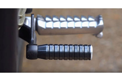 Shift Pedal Peg, Long Type, Ribbed, Black, Length 66mm, 1 pc. for T100/T120, Speed Twin 900, Scrambler 900