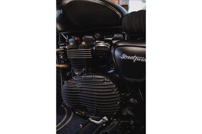 Shift Pedal Peg, Long Type, Ribbed, Black, Length 66mm, 1 pc. for T100/T120, Speed Twin 900, Scrambler 900