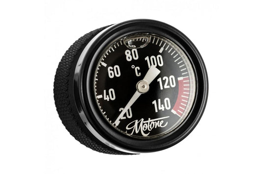 油温計 オイルフィラーキャップ °C ブラック 1個 T100/T120 スピードツイン900 スクランブラー900