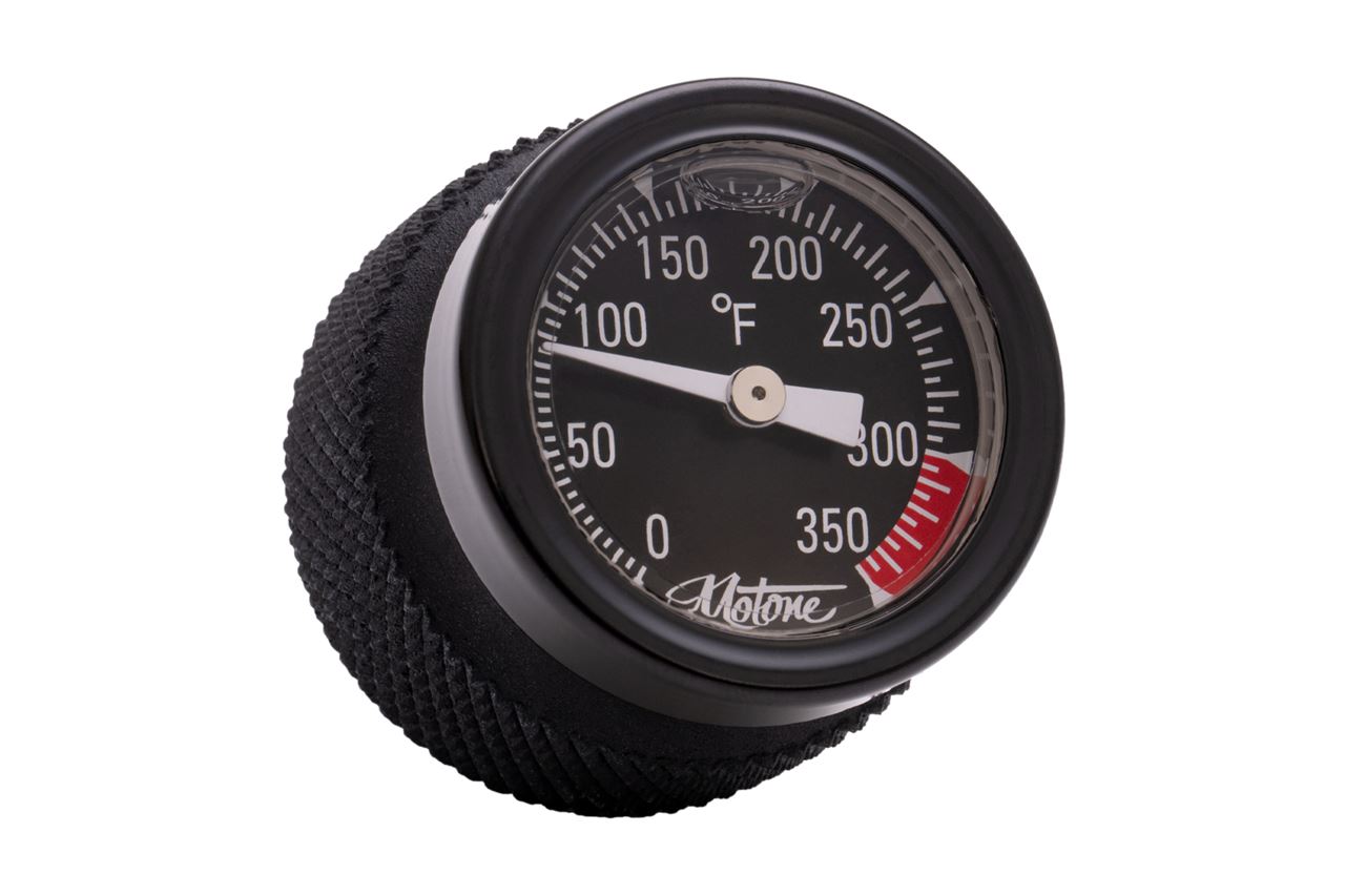 Oil Temperature Gauge Oil Filler Cap °F Black 1pc T100/T120 Speed Twin 900 Scrambler 900