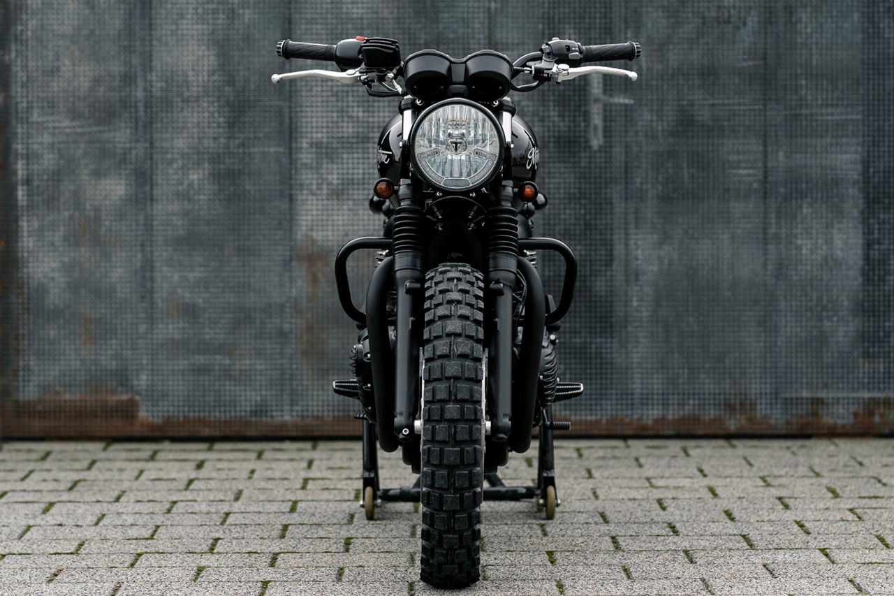 Engine Guard Craig Stainless Steel Black Pipe Diameter 25mm Left and Right Set T100 T120 Street Twin