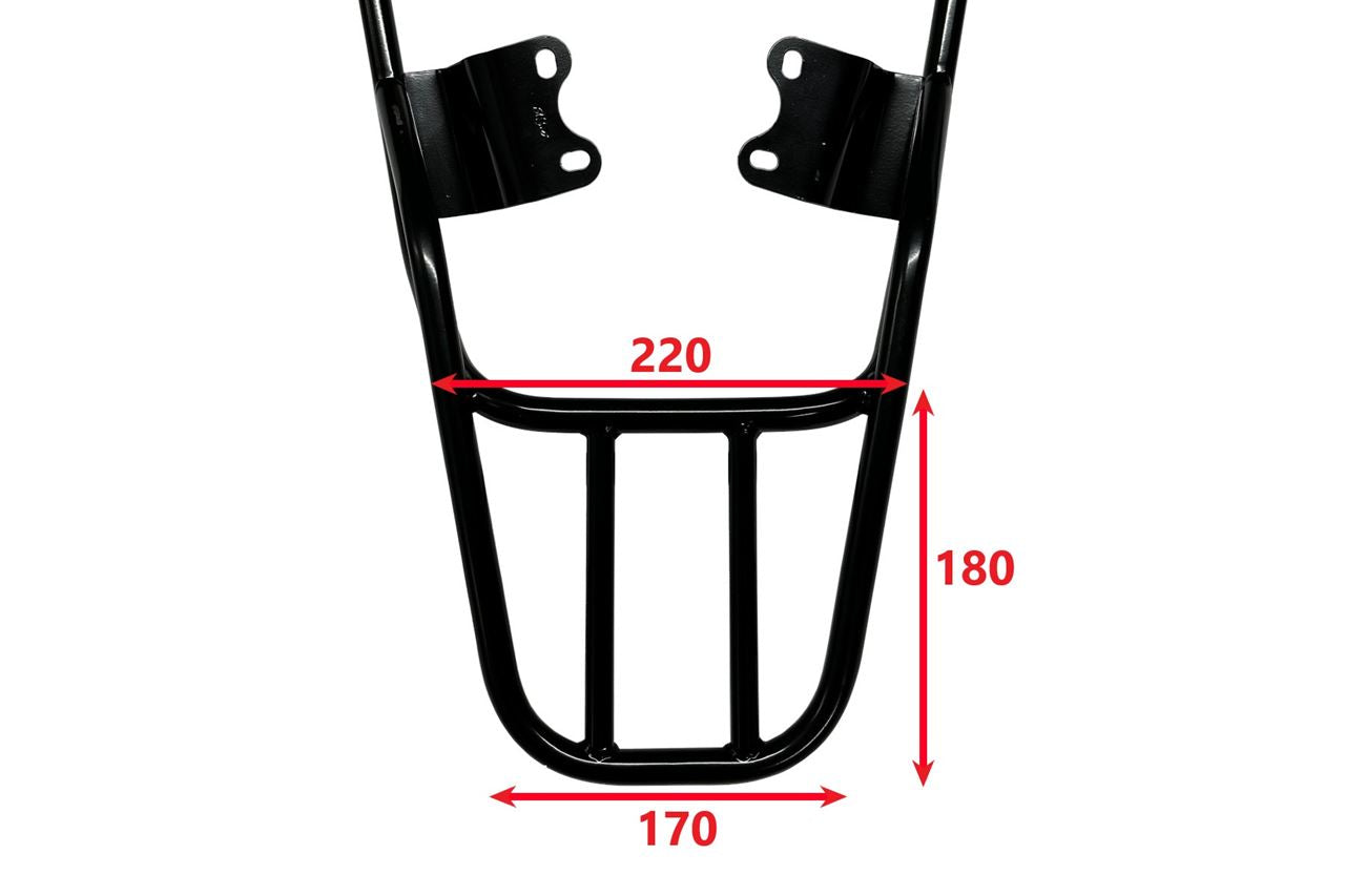 Rear Rack Grand Tourer Black 1 pc T100/T120 Speed Twin 900 Scrambler 900