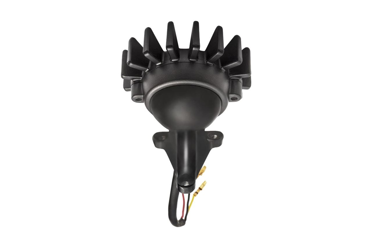 LEDテールライト ビッグフィン マウント付き ブラック レンズ直径50mm 1セット