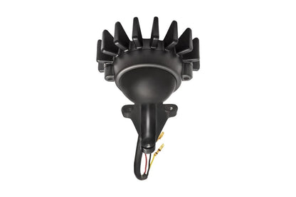 LEDテールライト ビッグフィン マウント付き ブラック レンズ直径50mm 1セット
