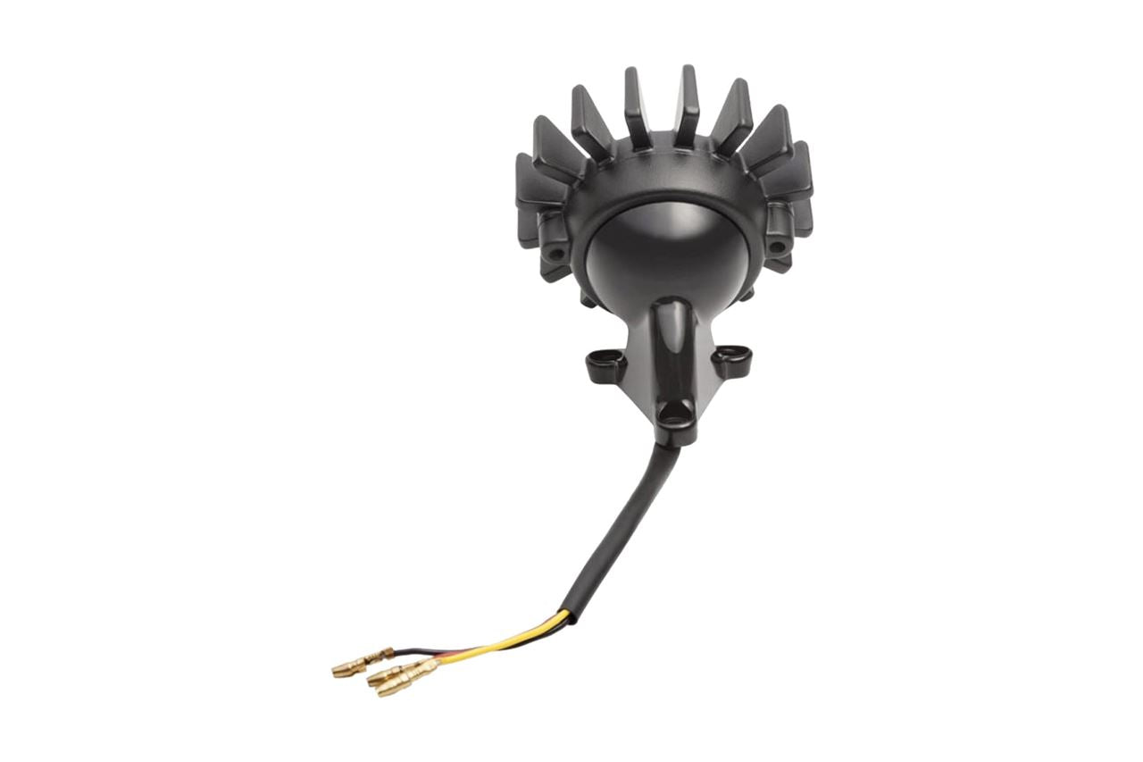 LEDテールライト ビッグフィン マウント付き ブラック レンズ直径50mm 1セット