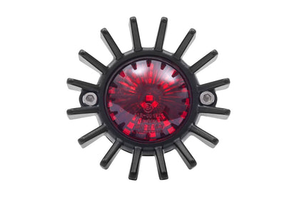 LED Tail Light Big Fin Black Lens Diameter 50mm 1 pc.