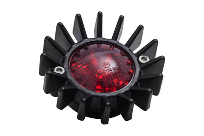 LED Tail Light Big Fin Black Lens Diameter 50mm 1 pc.