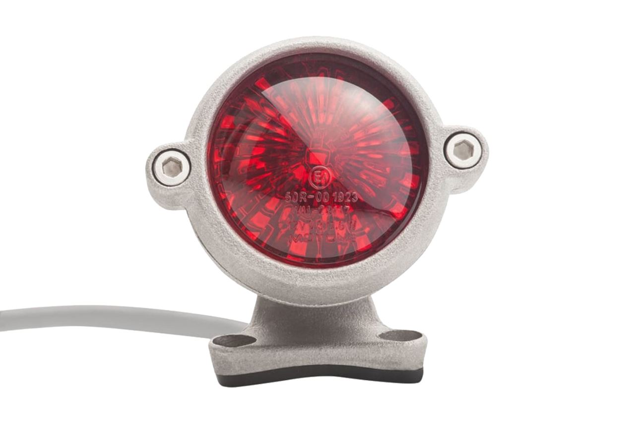 LED taillight Eldorado with mount, blasted, 50mm lens diameter, 1 set