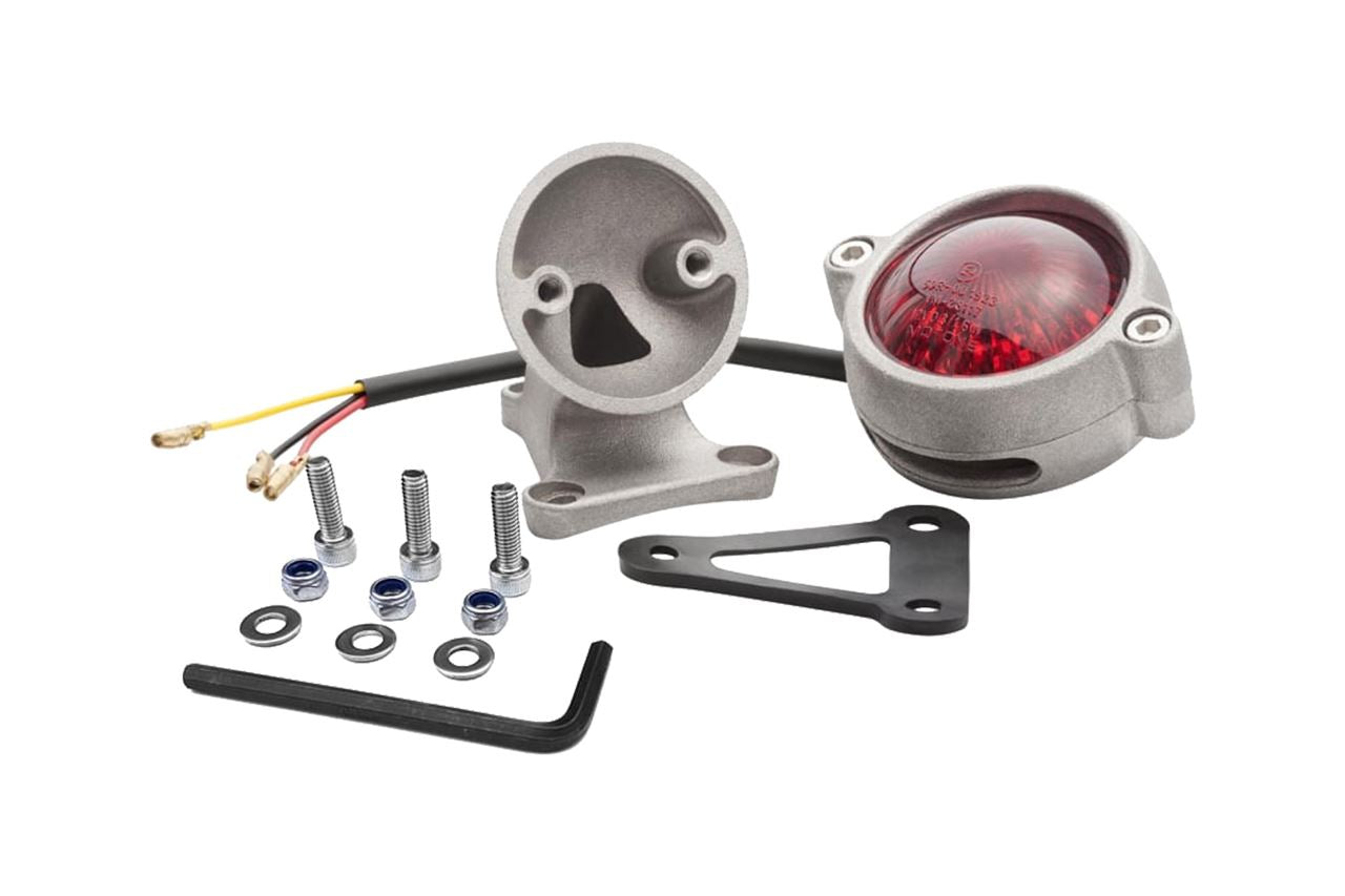 LED taillight Eldorado with mount, blasted, 50mm lens diameter, 1 set