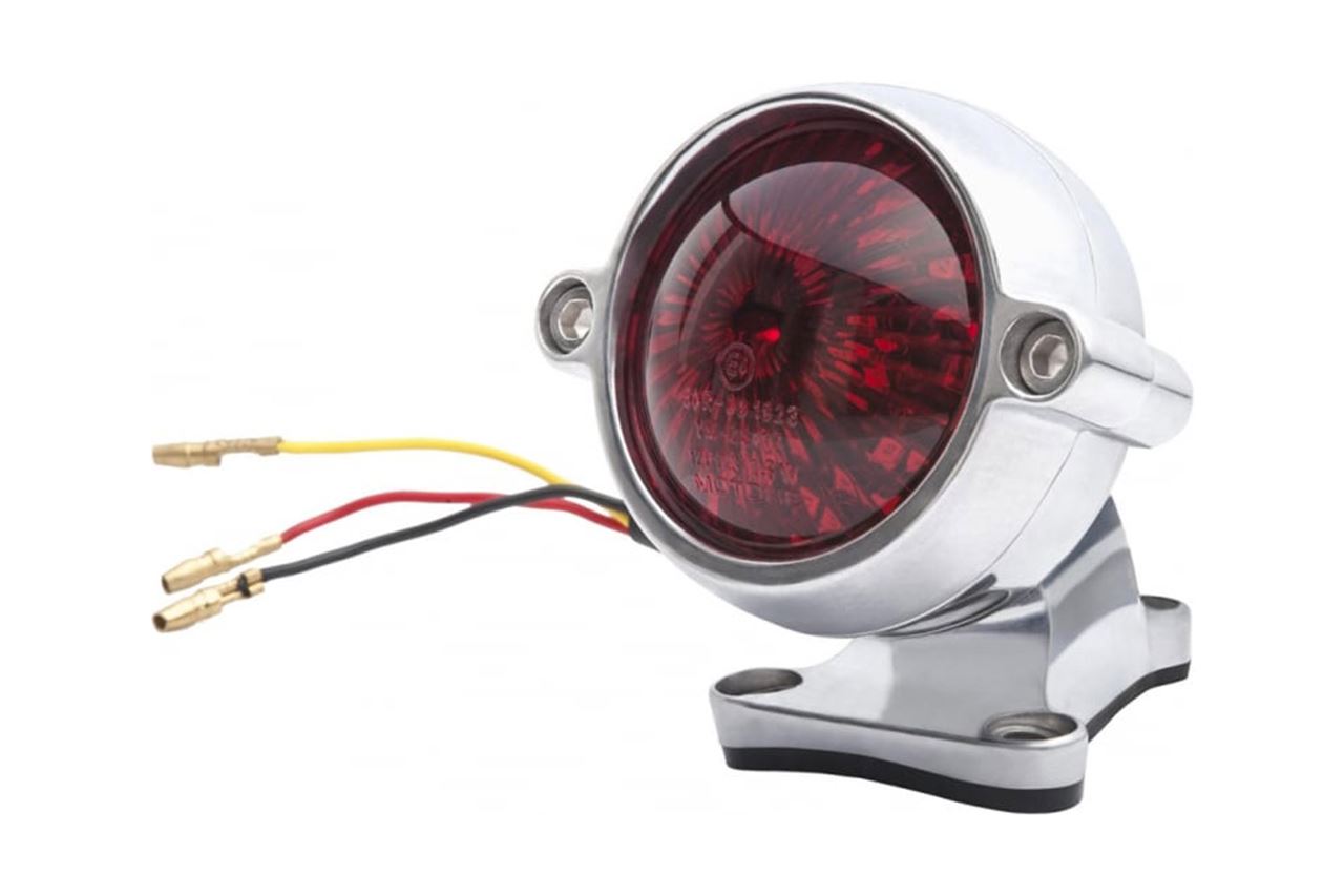LED Taillight Eldorado, with Mount, Polished, 50mm Lens Diameter, 1 Set