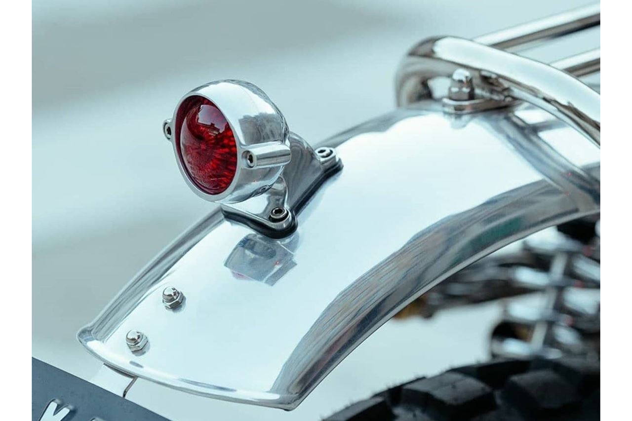 LED Taillight Eldorado, with Mount, Polished, 50mm Lens Diameter, 1 Set