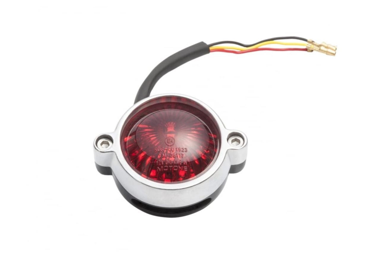 LEDテールライト エルドラド ブラック/ポリッシュ レンズ直径50mm 1個