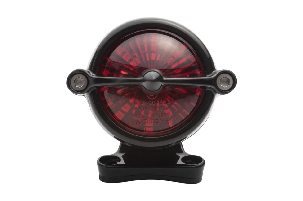 LEDテールライト ベルエア マウント付き ブラック レンズ直径50mm 1セット