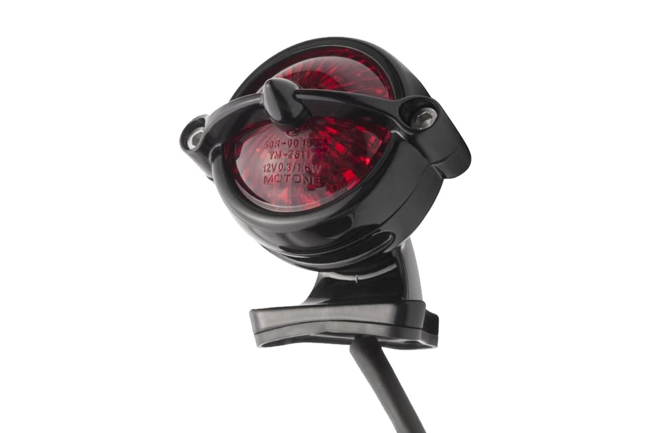 LEDテールライト ベルエア マウント付き ブラック レンズ直径50mm 1セット