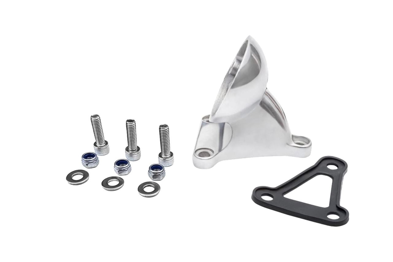 Taillight Mount for Round Taillights, Polished, 1 set