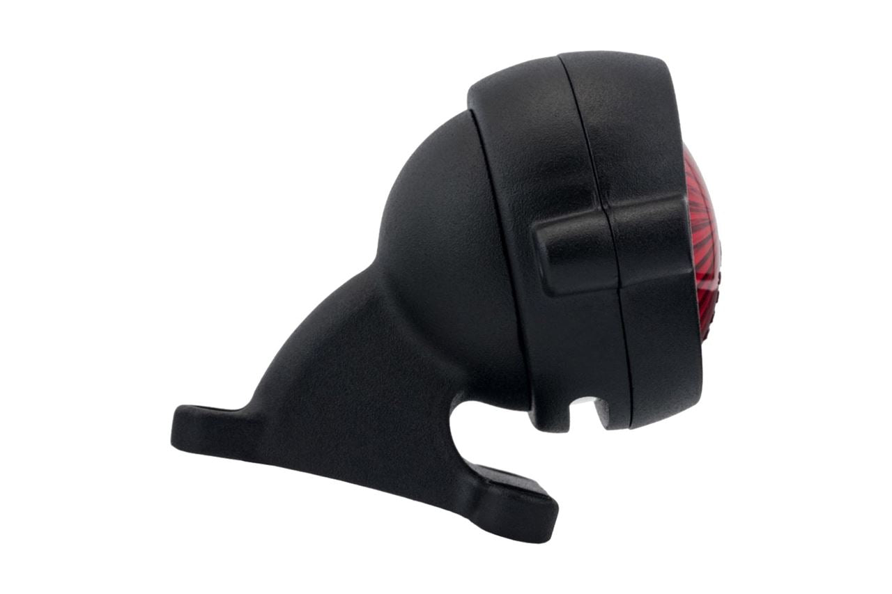 LED Taillight Eldorado, with Mount, Powder Black, Lens Diameter 50mm, 1 Set