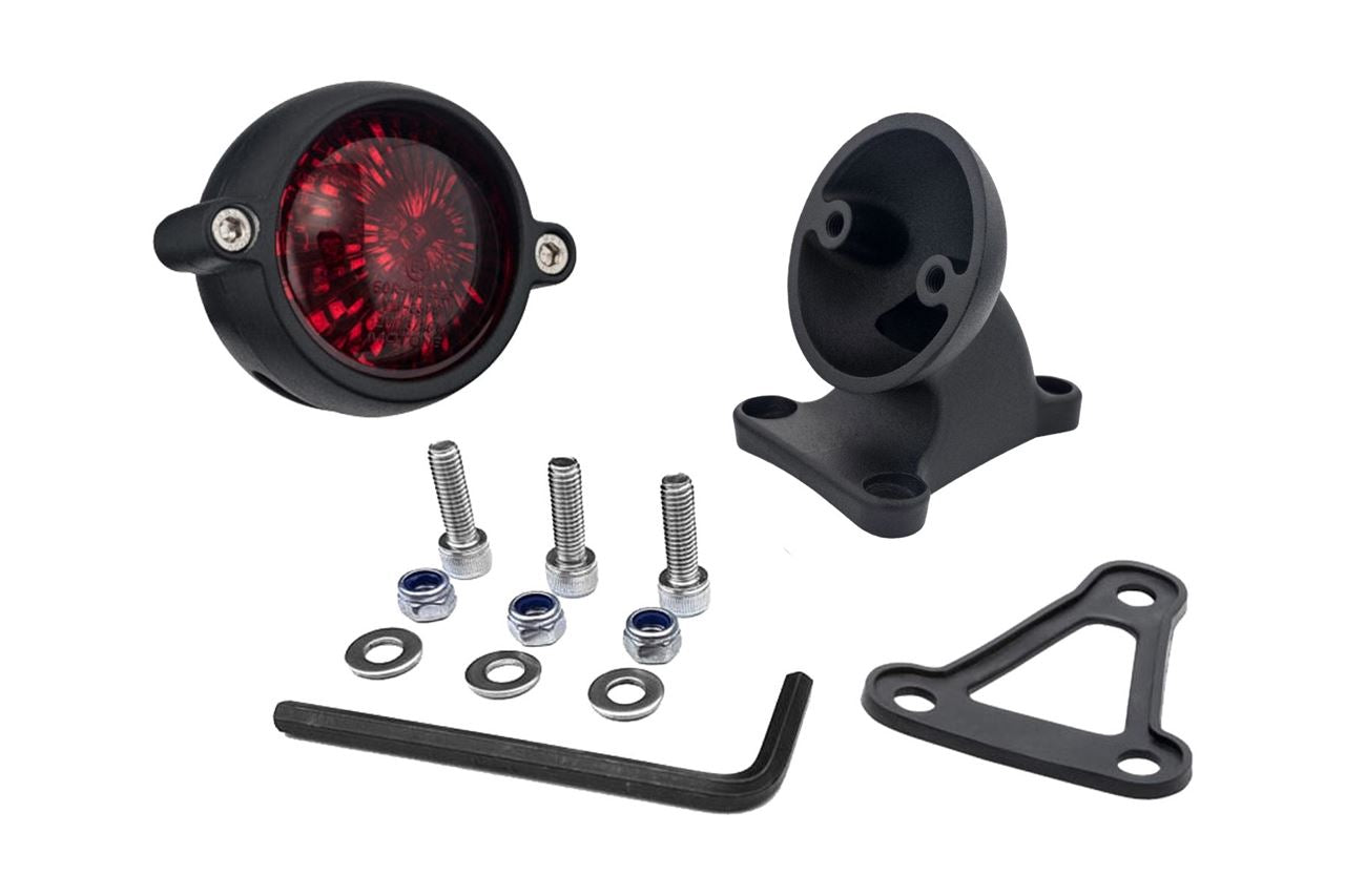 LED Taillight Eldorado, with Mount, Powder Black, Lens Diameter 50mm, 1 Set