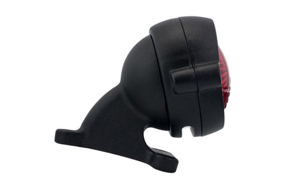 Taillight Mount for Round Taillights, Powder Black, 1 Set