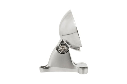 Adjustable Taillight Mount for Round Taillights, Polished, 1 Set