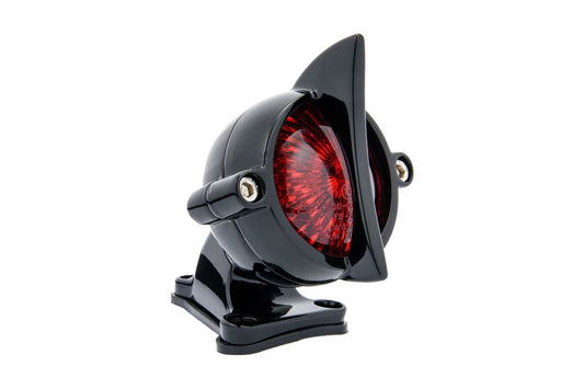 LEDテールライト クーダ マウント付き ブラック レンズ直径50mm 1セット