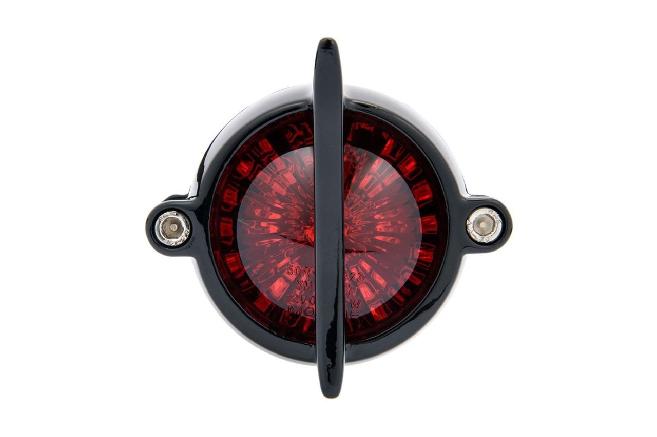 LEDテールライト クーダ マウント付き ブラック レンズ直径50mm 1セット