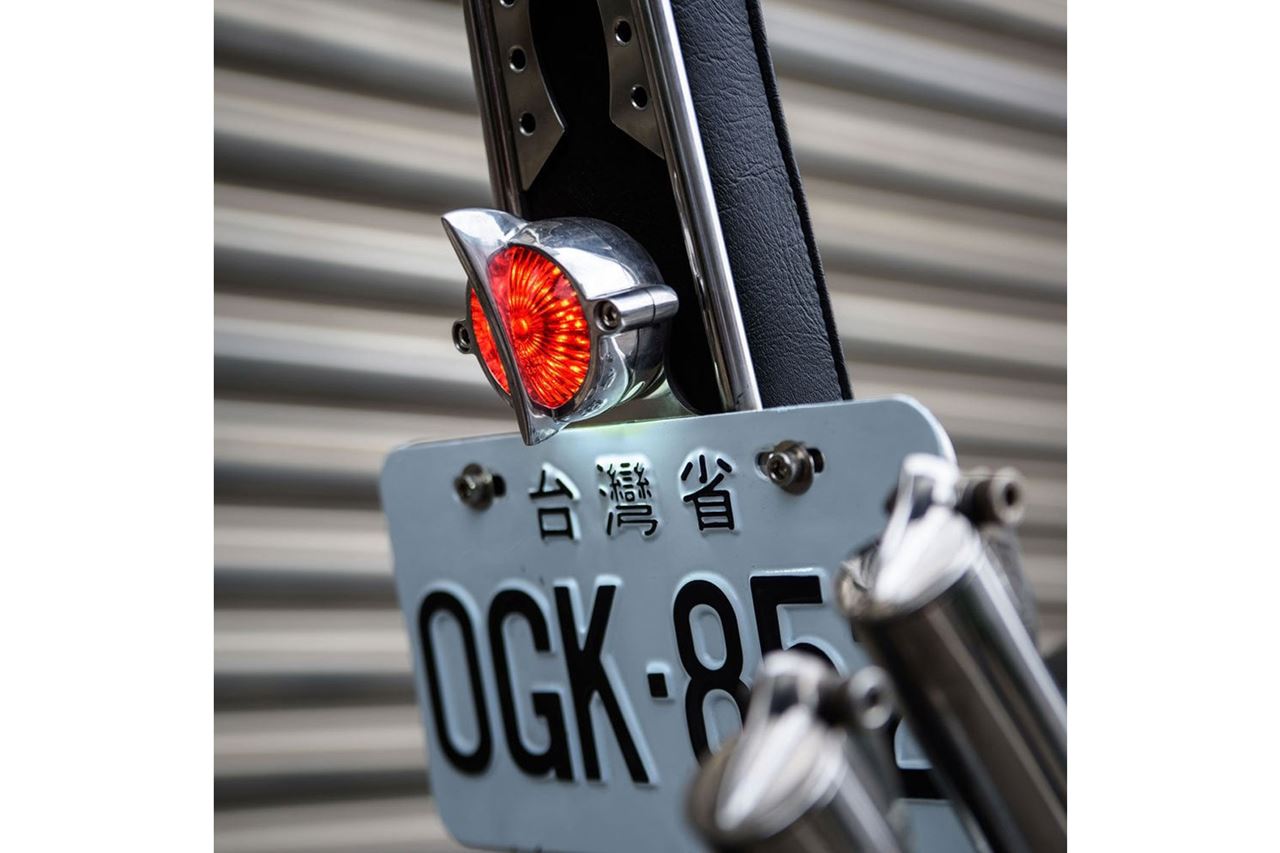 LED taillight Kuda, polished, 50mm lens diameter, 1 piece