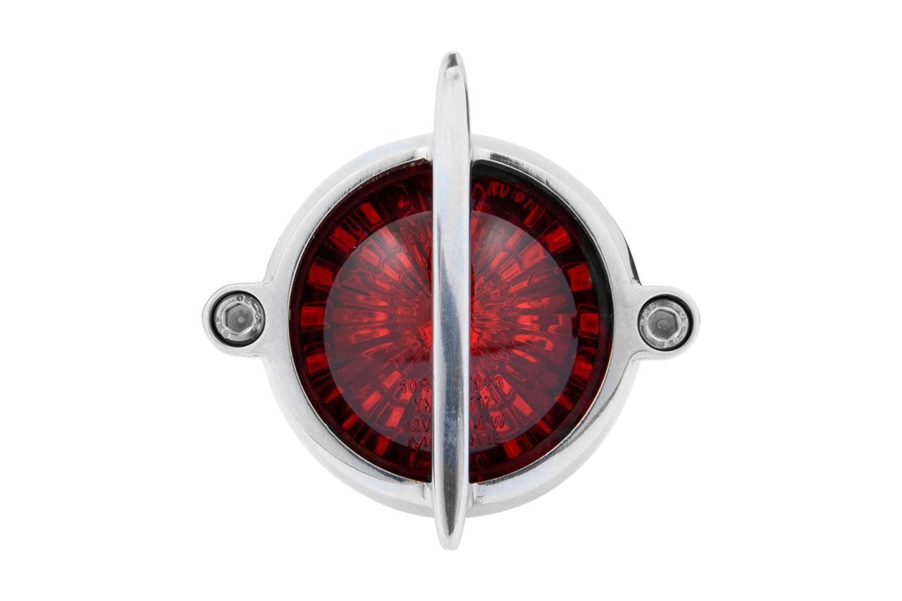 LED taillight Kuda, polished, 50mm lens diameter, 1 piece