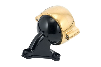 LED Tail Light El Dorado with Mount, Brass, Lens Diameter 50mm, 1 Set