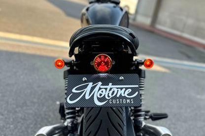 LED Taillight Eldorado Brass, 50mm Lens Diameter, 1 pc.