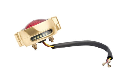 LED Taillight Eldorado Brass, 50mm Lens Diameter, 1 pc.