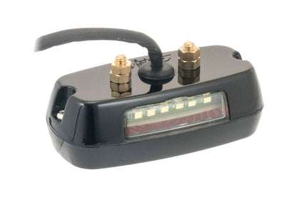 LED taillight, Goat, Black, 40mm H x 82mm W, 1 pc.
