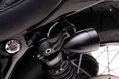 Rear Turn Signal Stays Tri-Line Rear Shock Mount M8/M10 Black 2pcs for T100/T120 Speed Twin 900 Scrambler 900