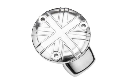 Throttle Body Covers Union Jack Polished 2 pcs T120 Thruxton 1200/R/RS Bobber