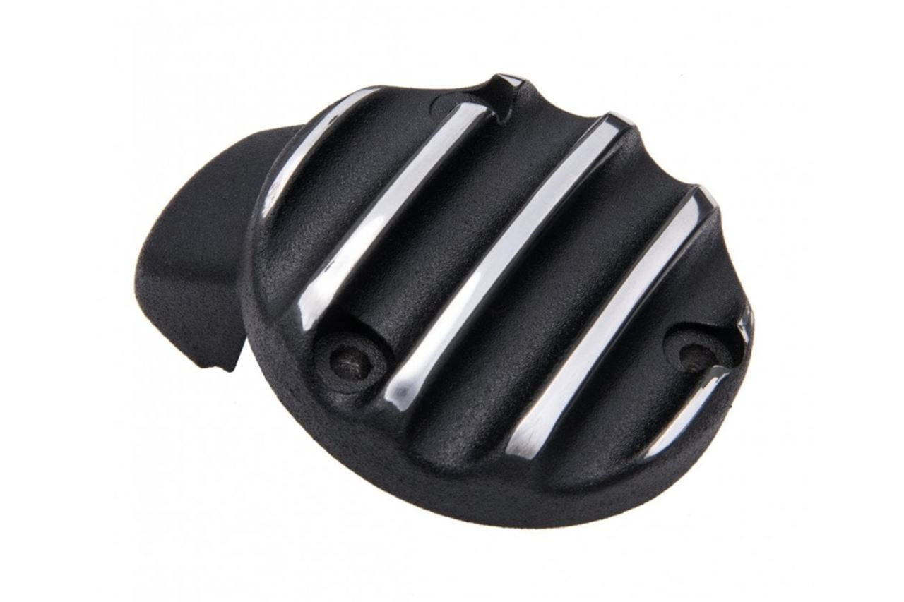Throttle Body Covers Ribbed Black 2pcs T120 Thruxton 1200/R/RS Bobber