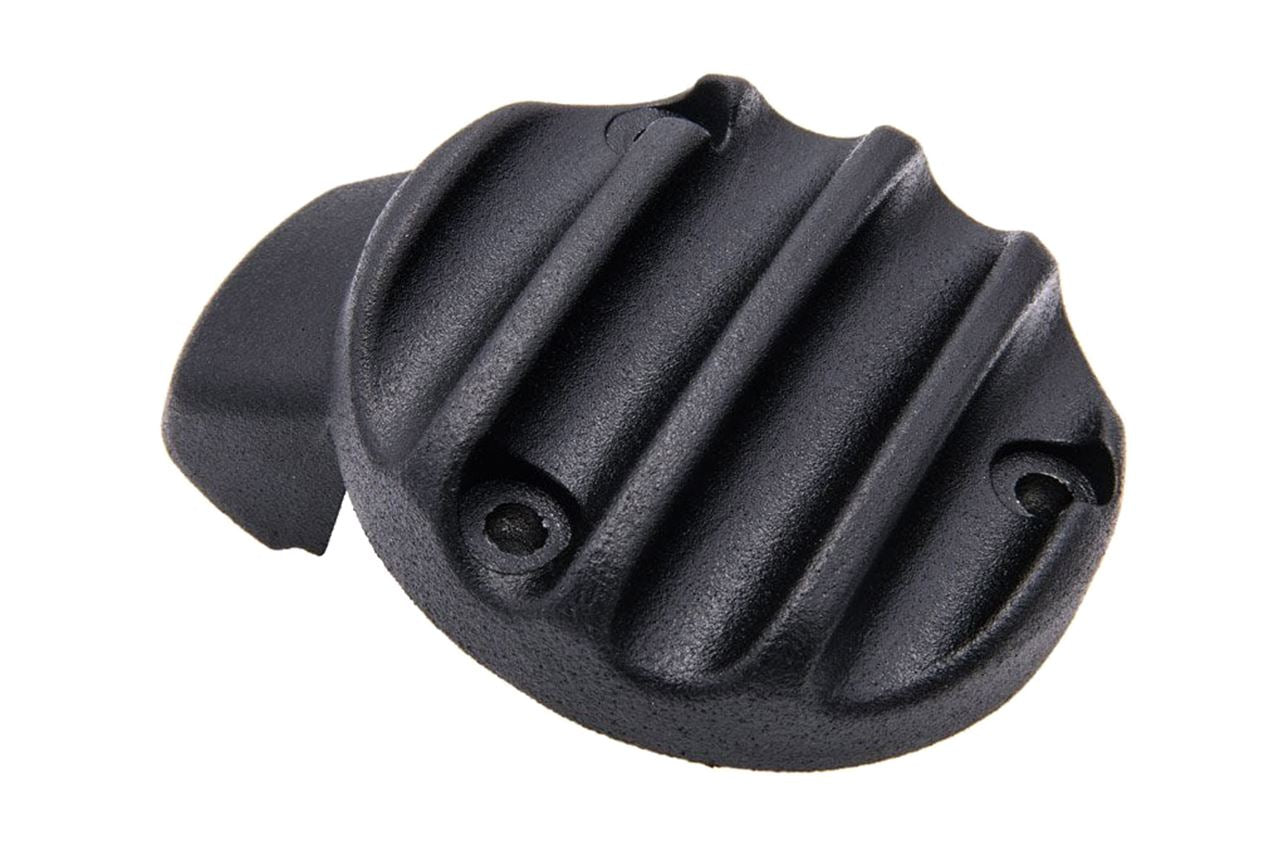 Throttle Body Covers, Ribbed, Black, 2 pieces, T120, Thruxton 1200/R/RS, Bobber