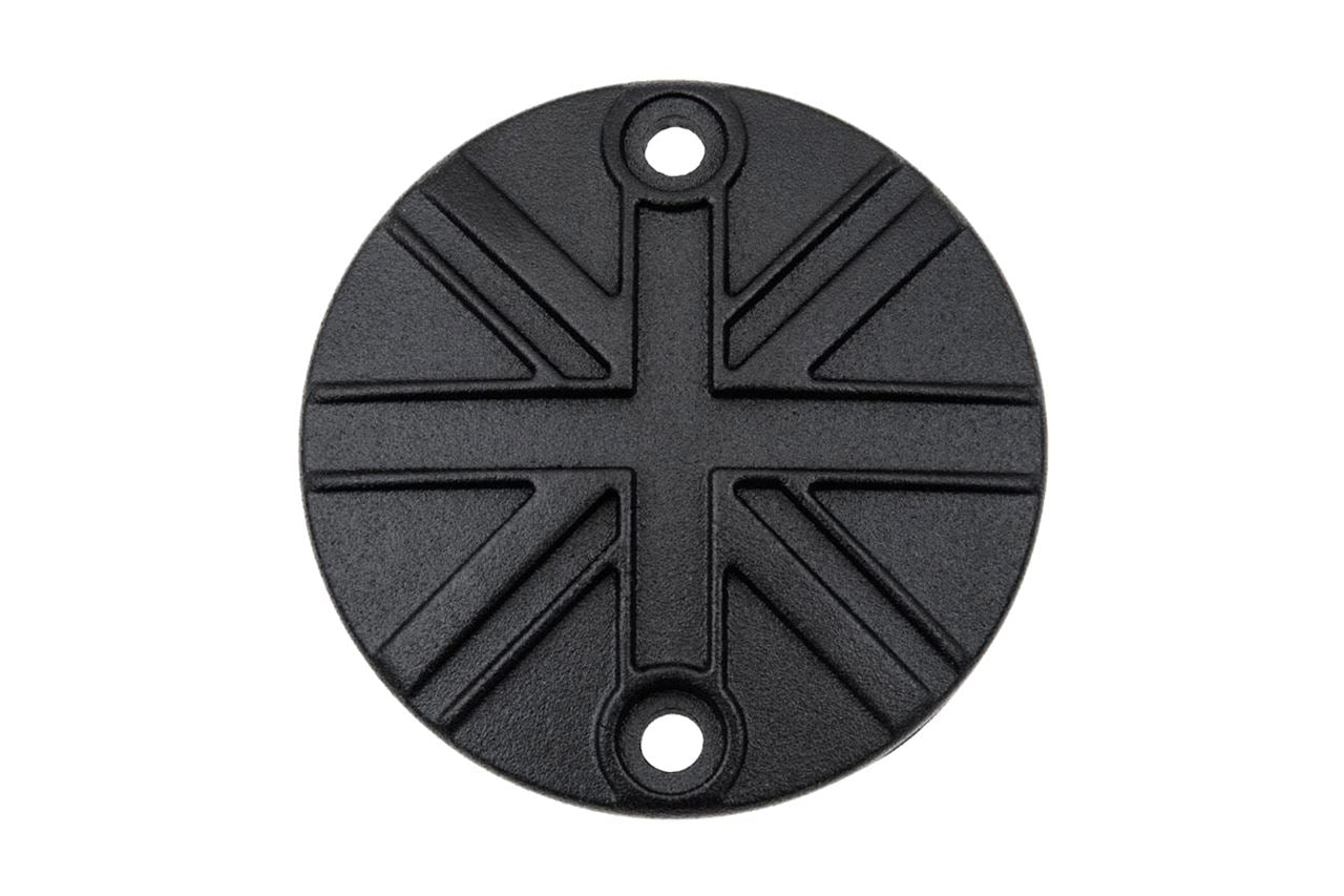 Generator Badge Union Jack Black 1pc T100/T120 Speed Twin 900 Scrambler 900