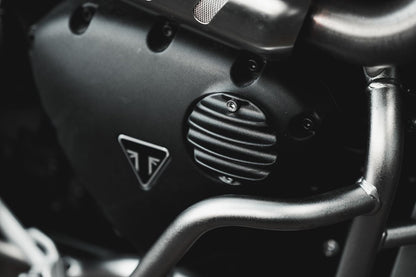 Generator Badge Rib Black 1 pc T100/T120 Speed Twin 900 Scrambler 900